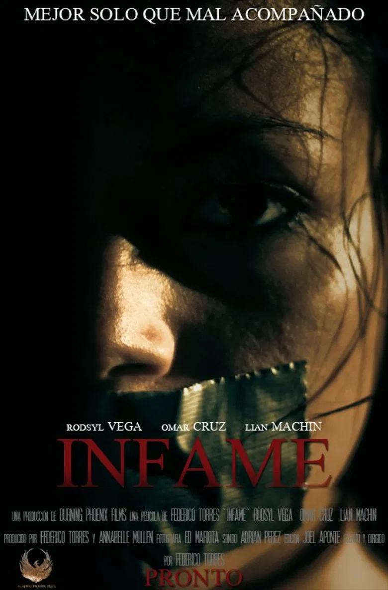 Infame poster background