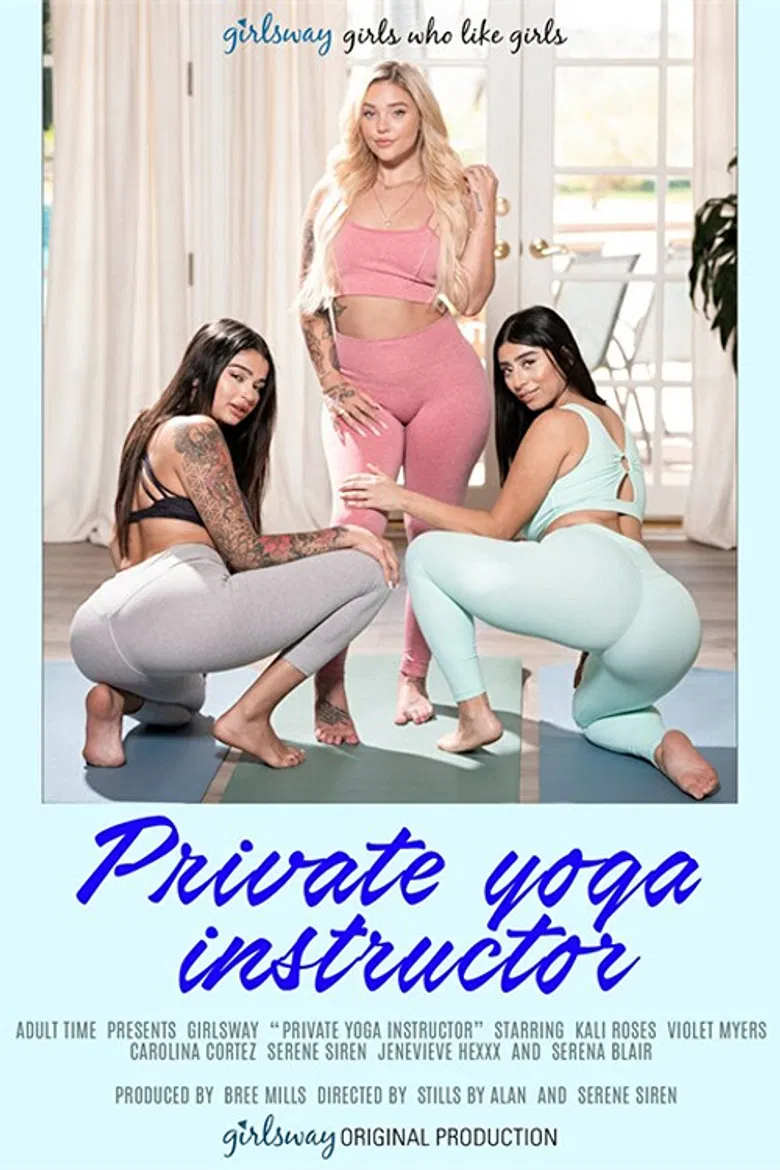 Private Yoga Instructor poster background