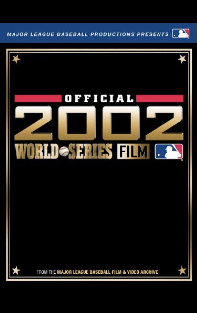 2002 Anaheim Angels: The Official World Series Film poster background