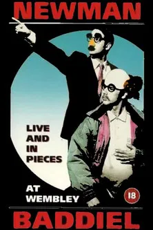 Newman and Baddiel: Live and in Pieces poster background
