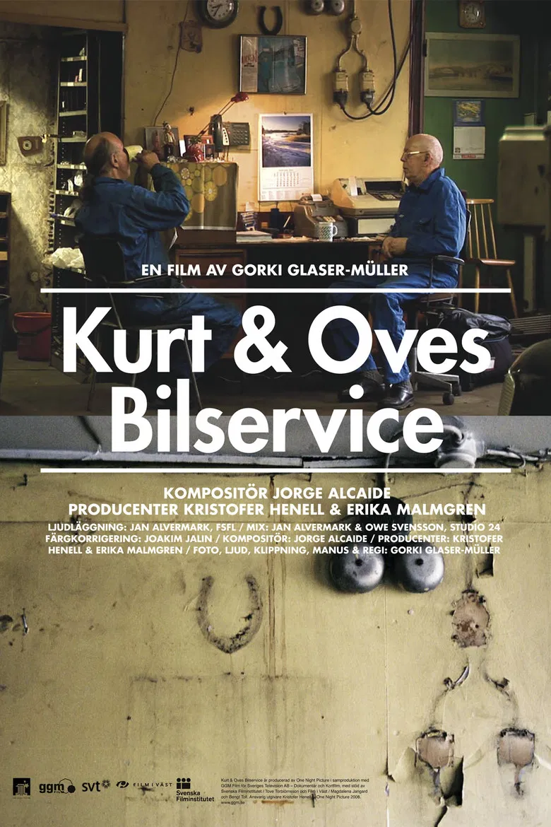 Kurt and Ove's Car Repair poster background