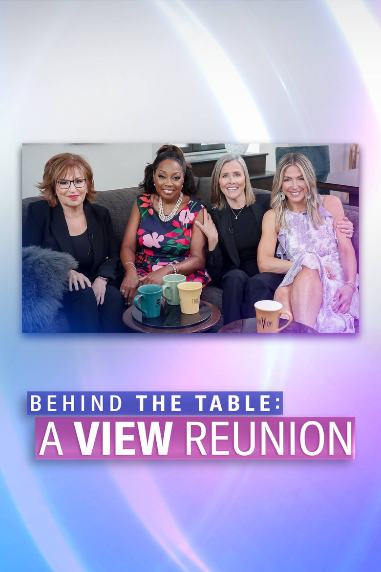 Behind The Table: A View Reunion poster background