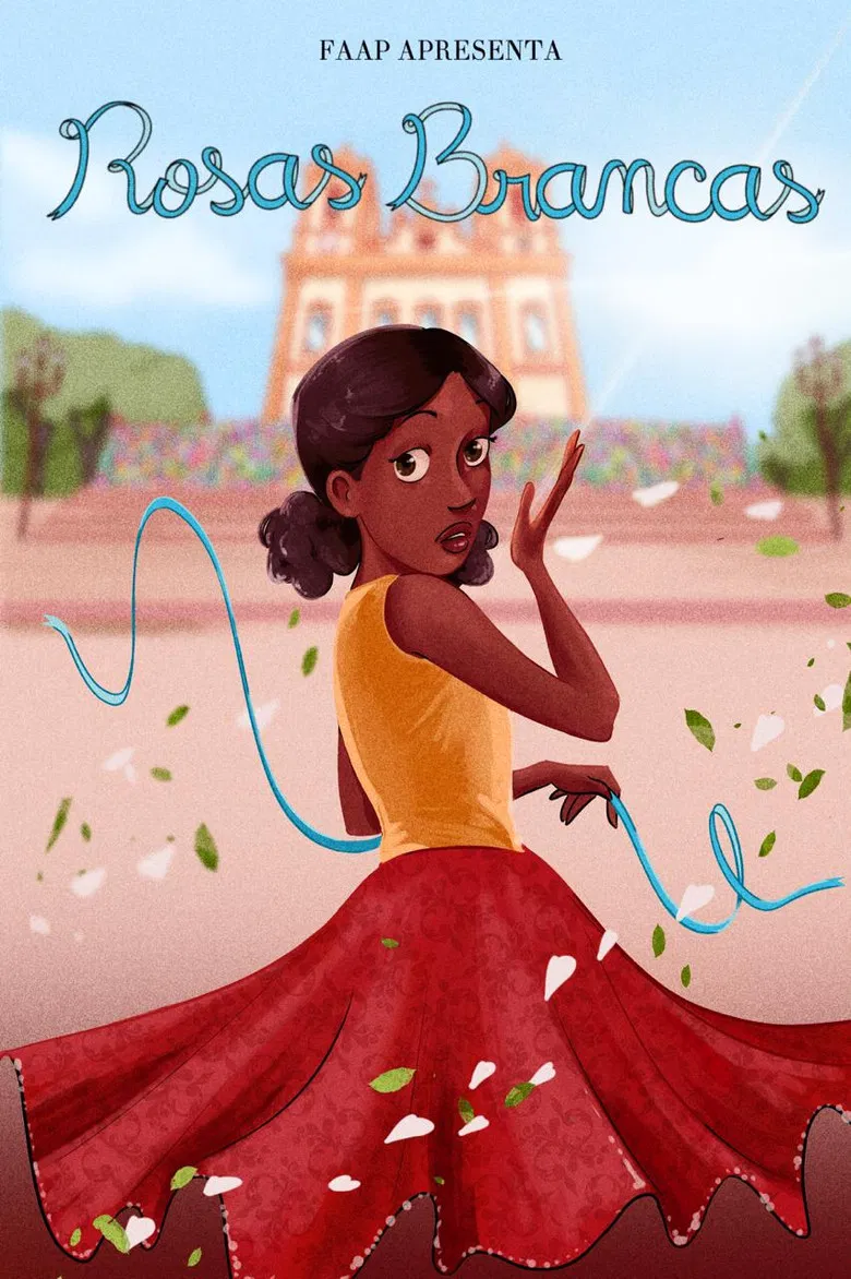 Rosas Brancas poster background