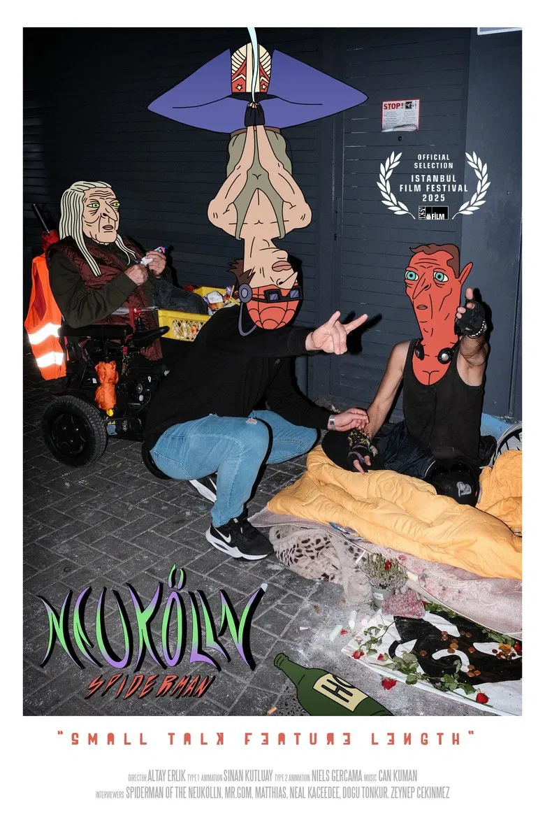 Neukölln Spiderman poster background