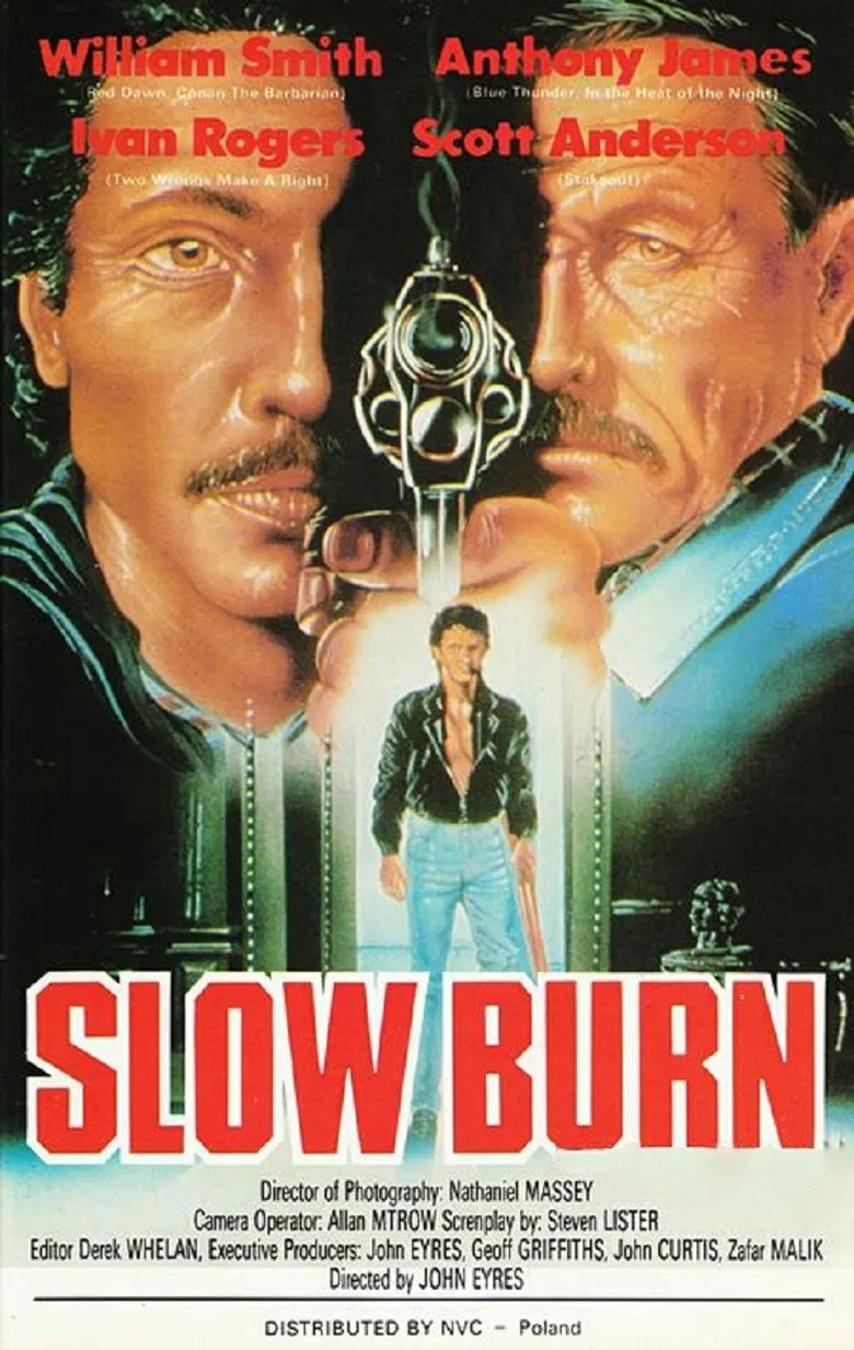 Slow Burn poster background