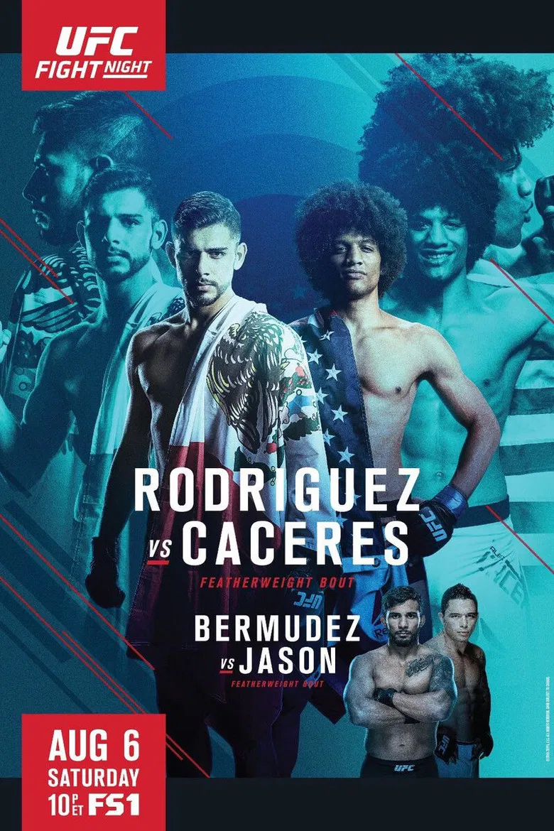 UFC Fight Night 92: Rodríguez vs. Caceres poster background