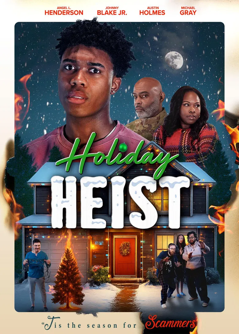 Holiday Heist poster background