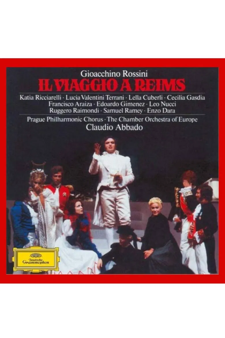 Il viaggio a Reims poster background