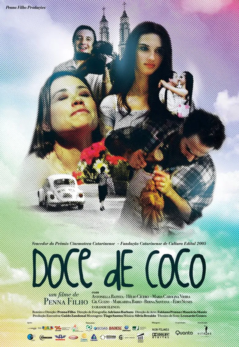 Doce de coco poster background