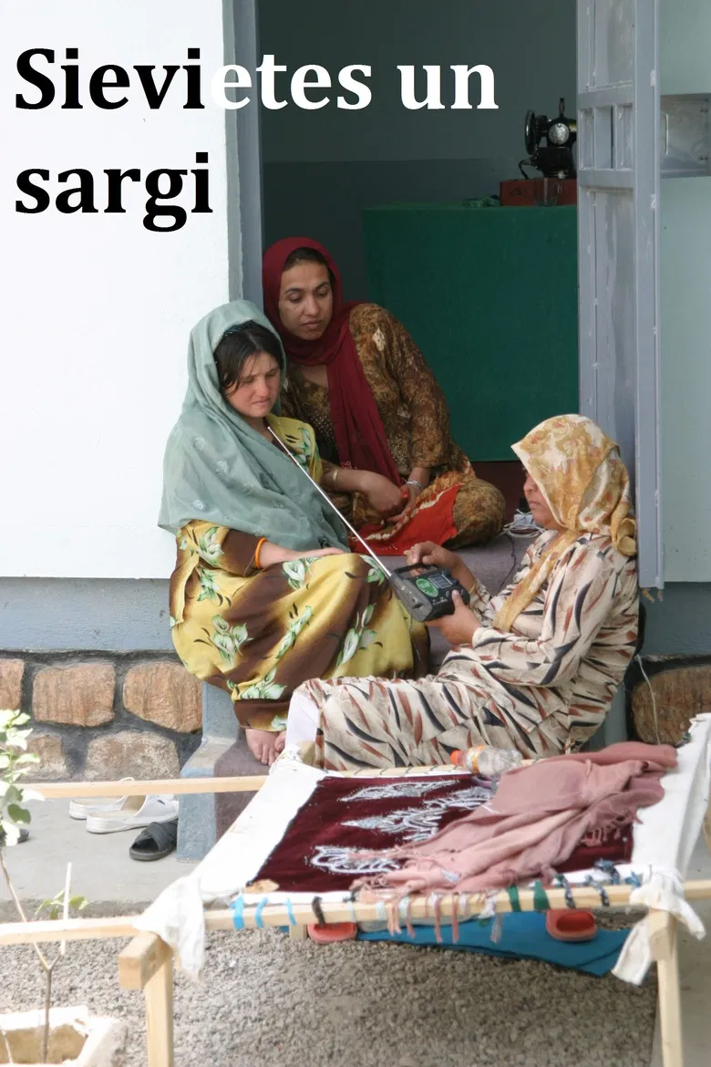 Women and the Guards poster background