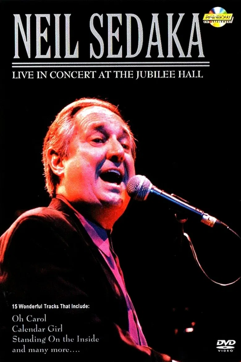 Neil Sedaka: Live in Concert at the Jubilee Hall poster background
