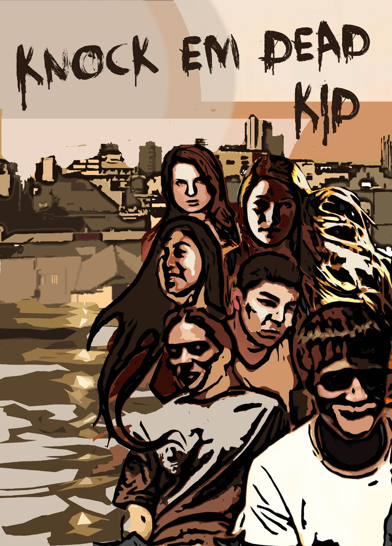 Knock 'Em Dead, Kid poster background