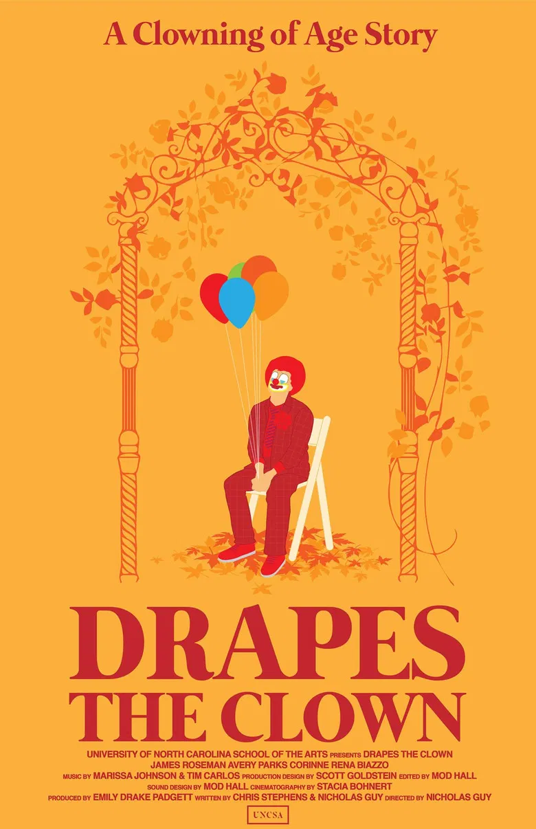 Drapes, The Clown poster background