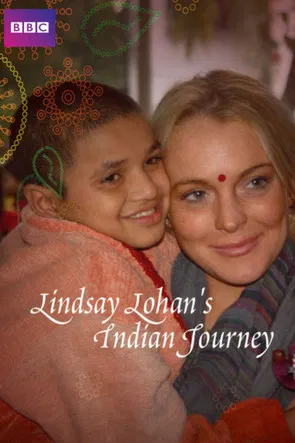 Lindsay Lohan's Indian Journey poster background