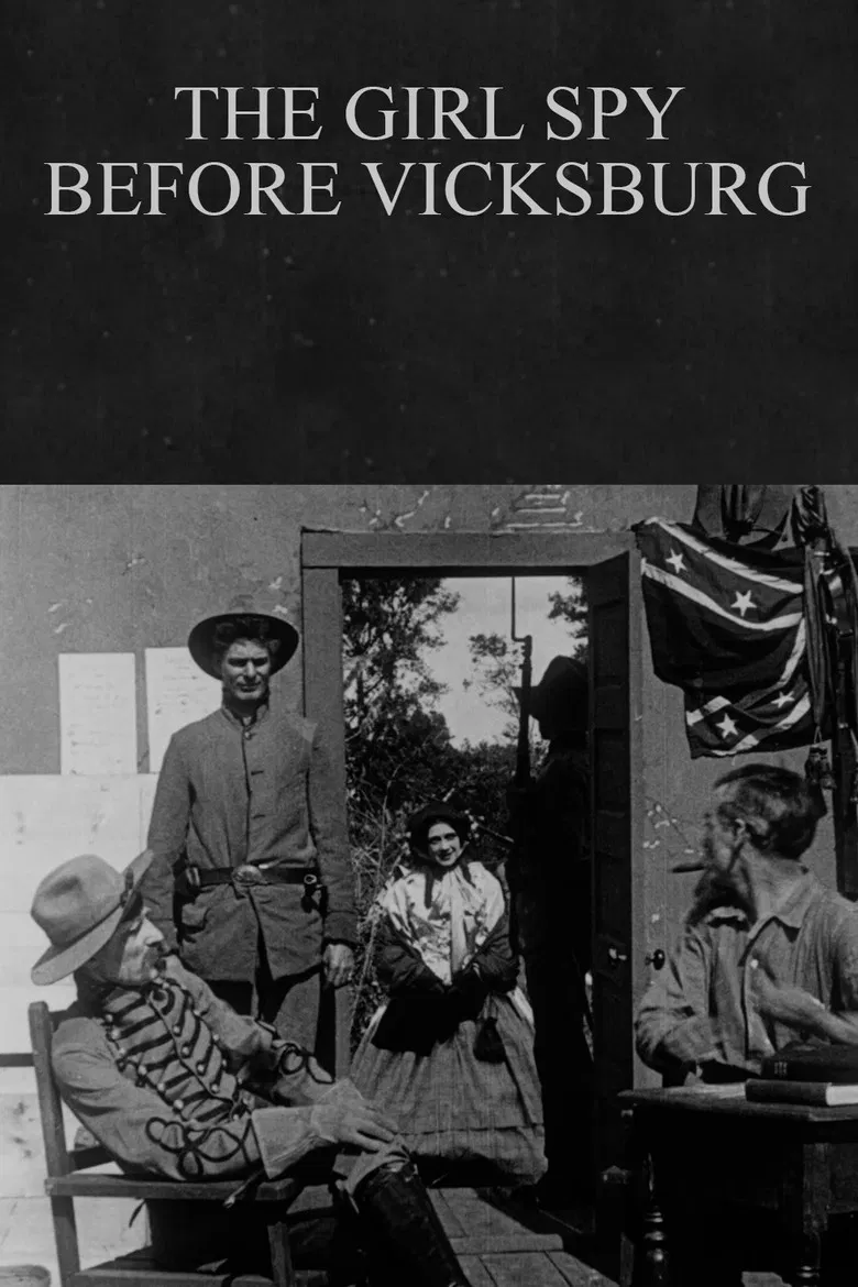 The Girl Spy Before Vicksburg poster background