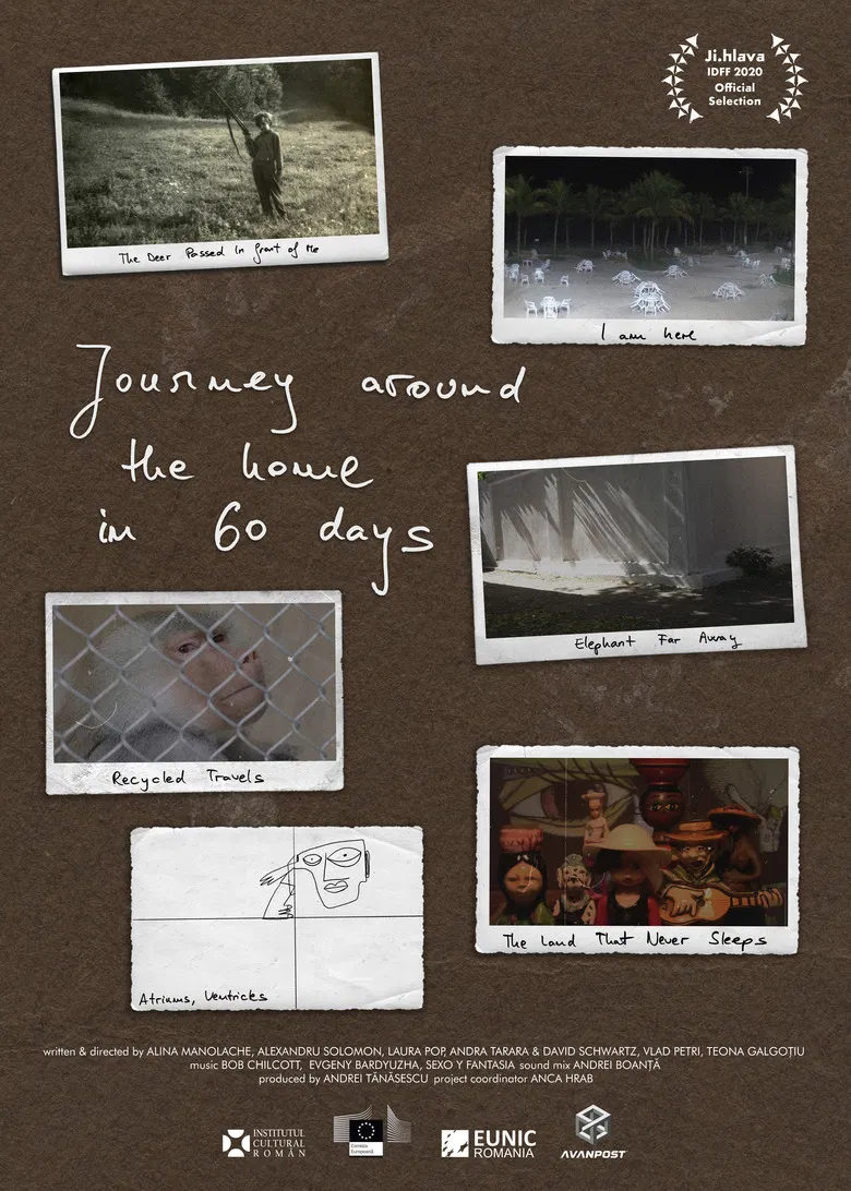 Journey Around the Home in 60 Days poster background