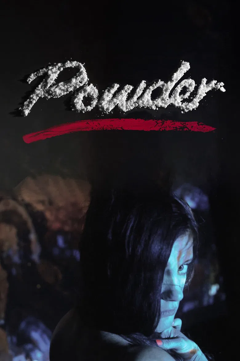 Powder poster background