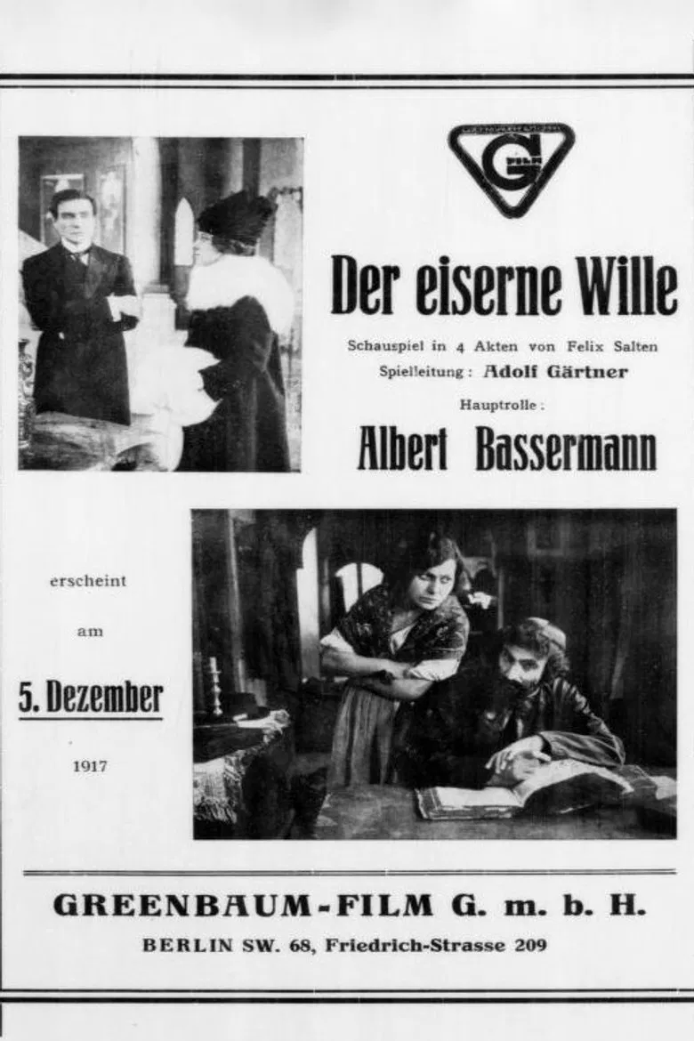 Der eiserne Wille poster background