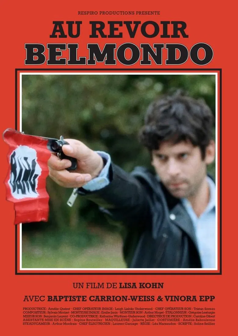 Au revoir Belmondo poster background