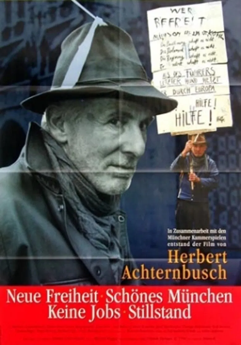 Neue Freiheit - Keine Jobs Schönes München: Stillstand poster background