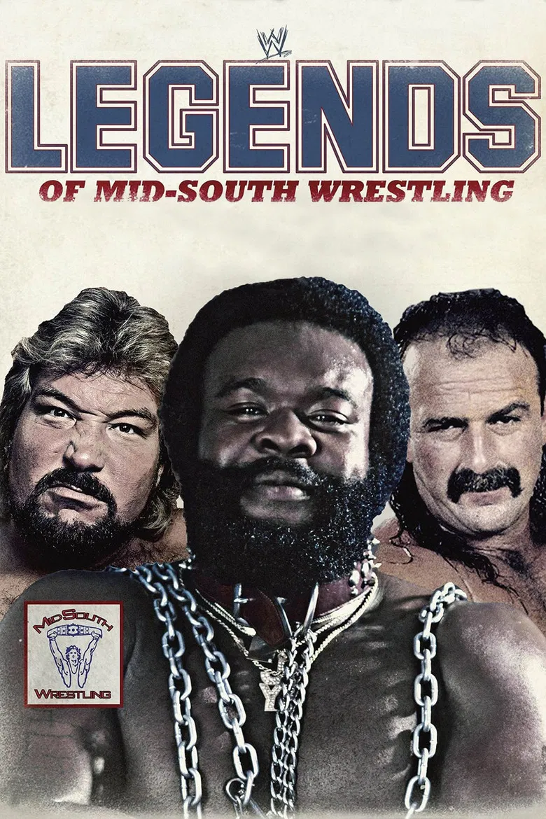Legends of Mid-South Wrestling poster background