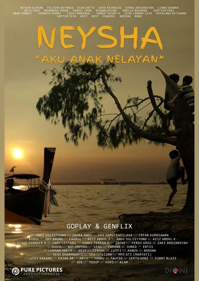 Neysha: Aku Anak Nelayan poster background