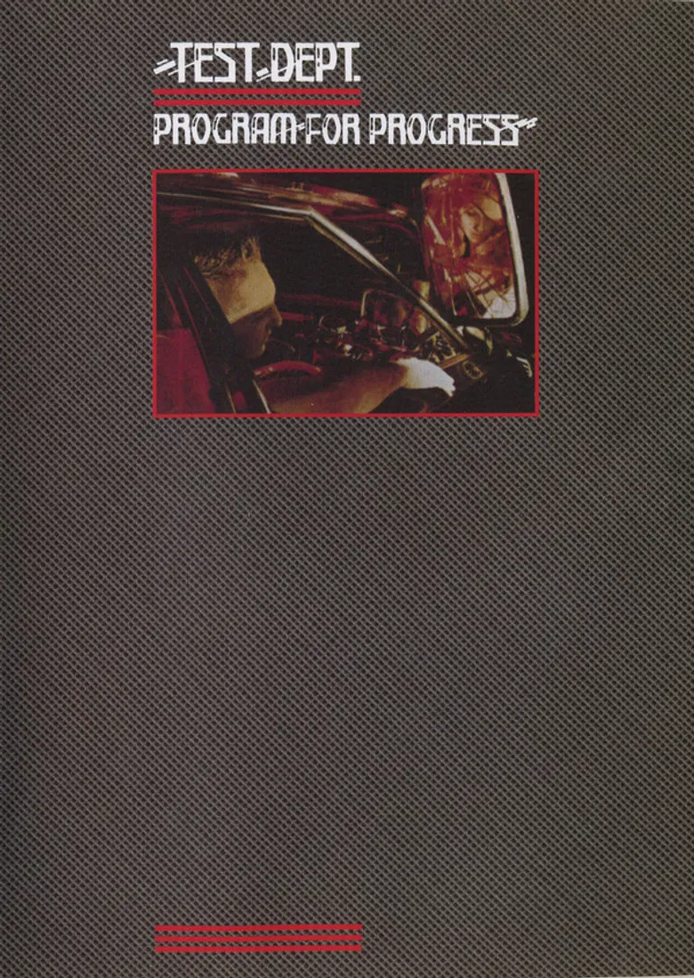 Test Dept.: Program For Progress poster background