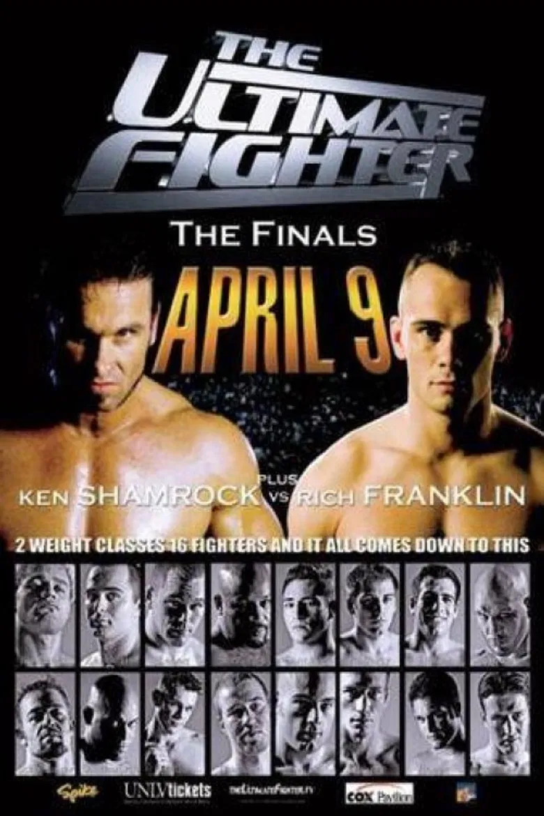 The Ultimate Fighter 1 Finale poster background