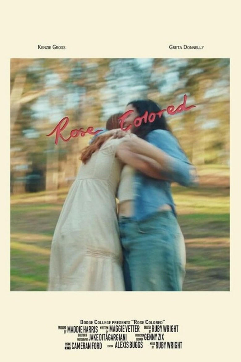 Rose Colored poster background