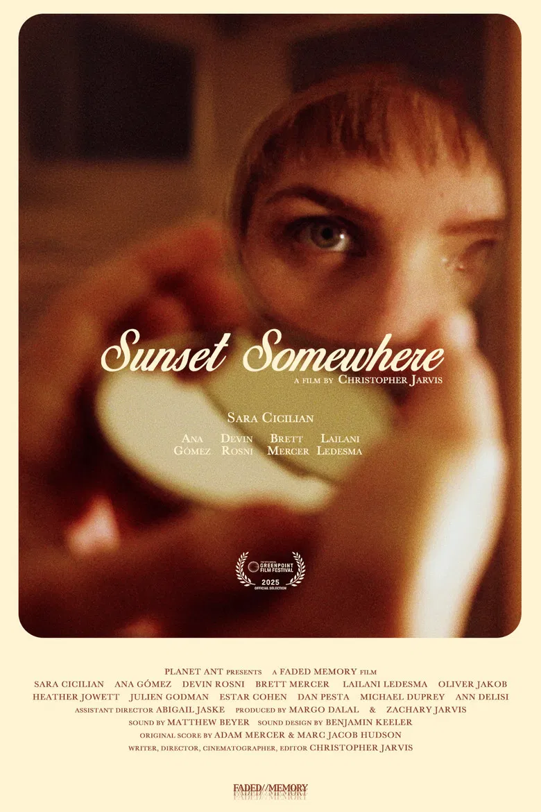 Sunset Somewhere poster background