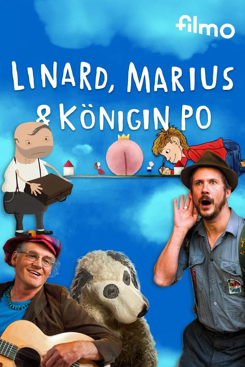 Linard, Marius und Königin Po poster background