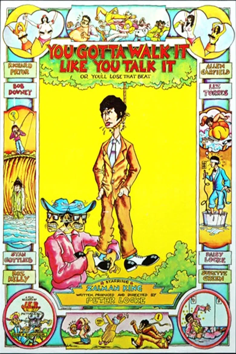 You've Got To Walk It Like You Talk It or You'll Lose That Beat poster background