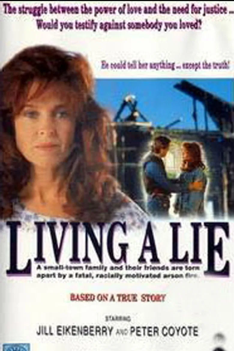 Living a Lie poster background