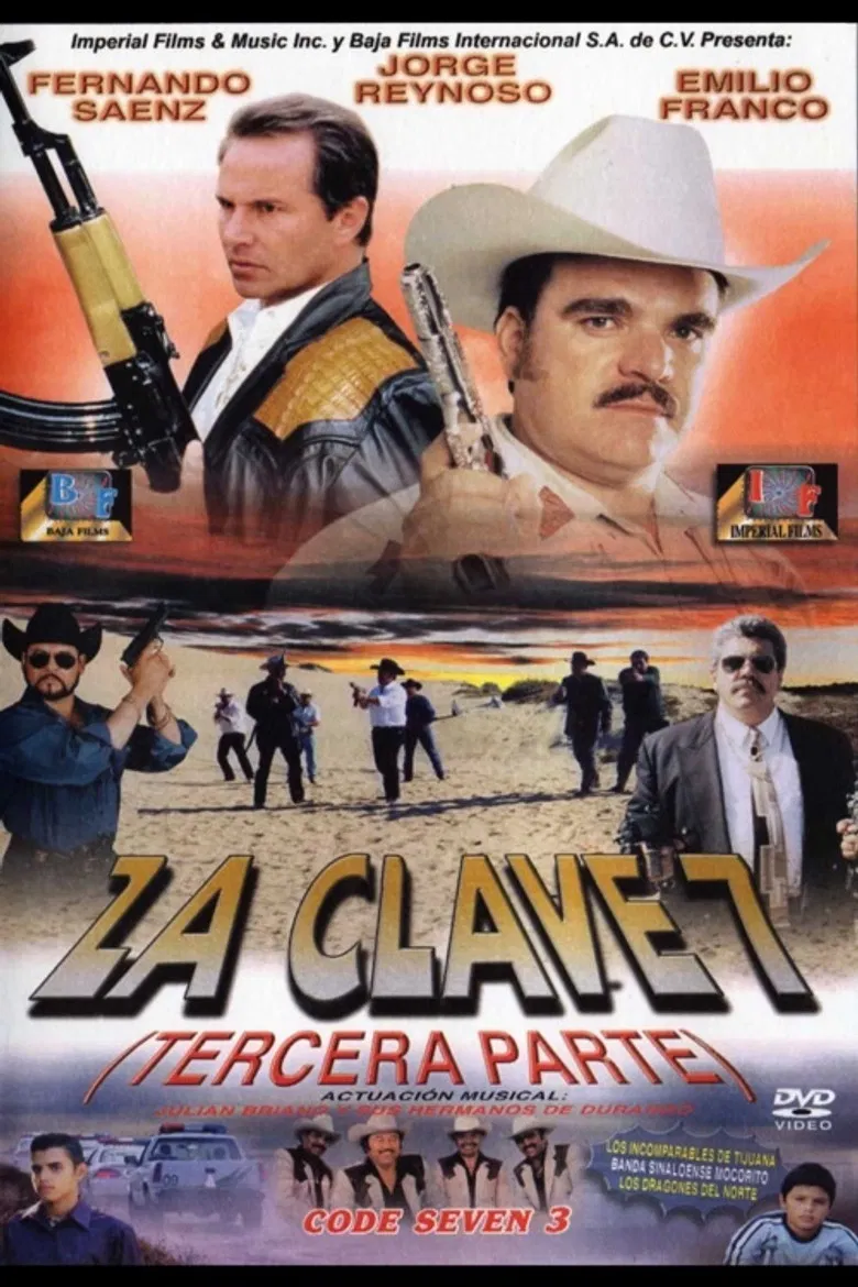 La clave 7 tres poster background