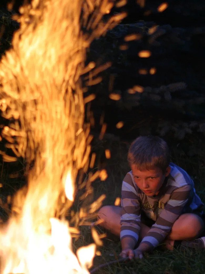 House in the Lake poster background