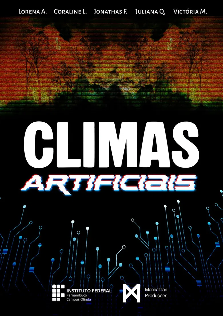 Artificial Climates poster background