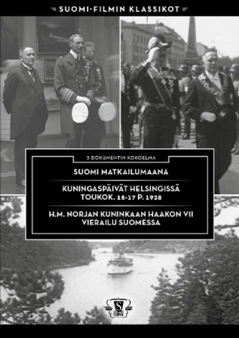H.M. Norjan kuninkaan Haakon VII vierailu Suomessa poster background