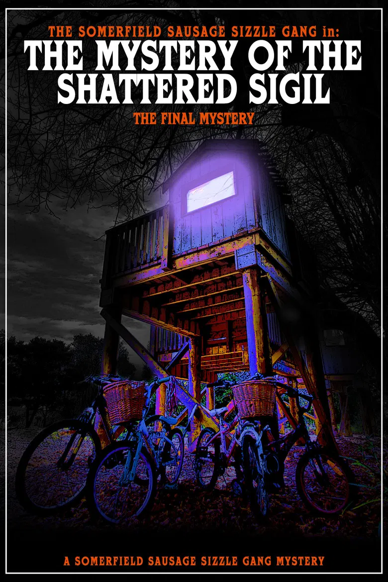 The Somerfield Sausage Sizzle Gang in: The Mystery of the Shattered Sigil: The Final Mystery: A Somerfield Sausage Sizzle Gang Mystery poster background