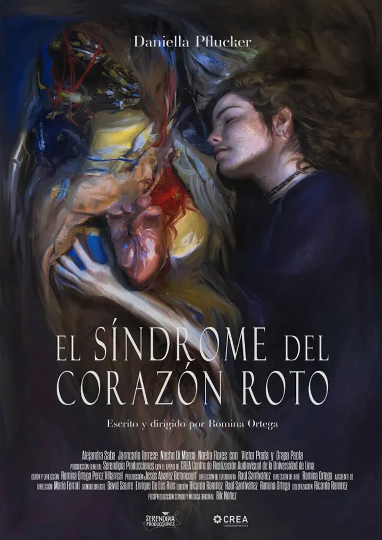 El síndrome del corazón roto poster background