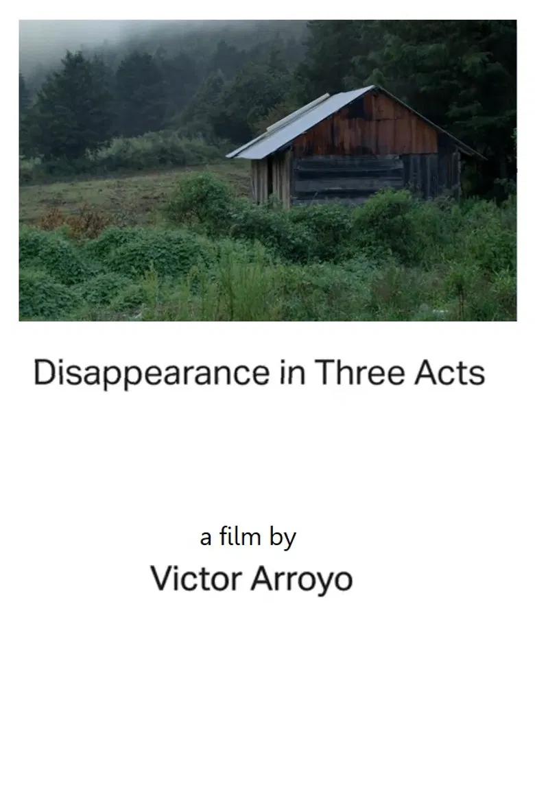 Disappearance in Three Acts | Act One poster background