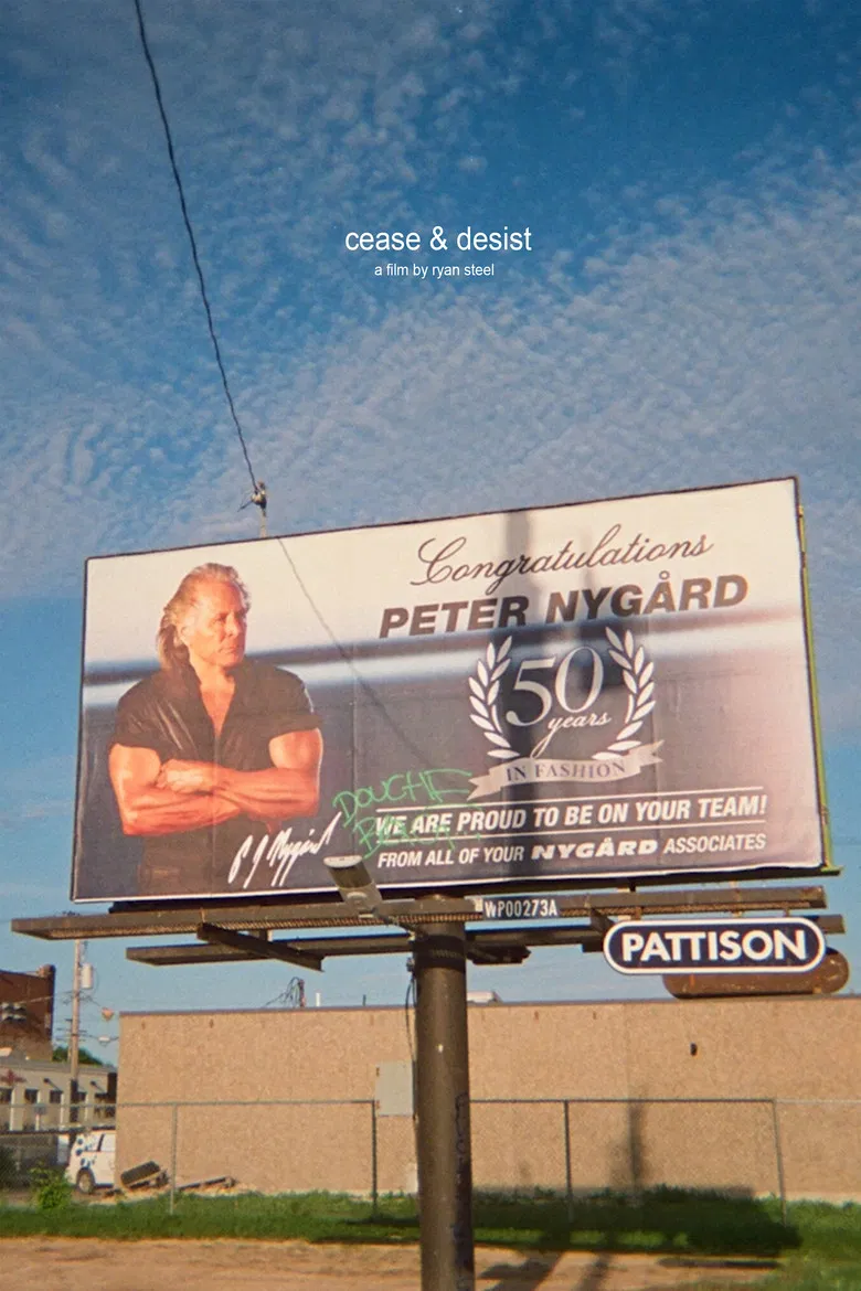 Cease & Desist poster background