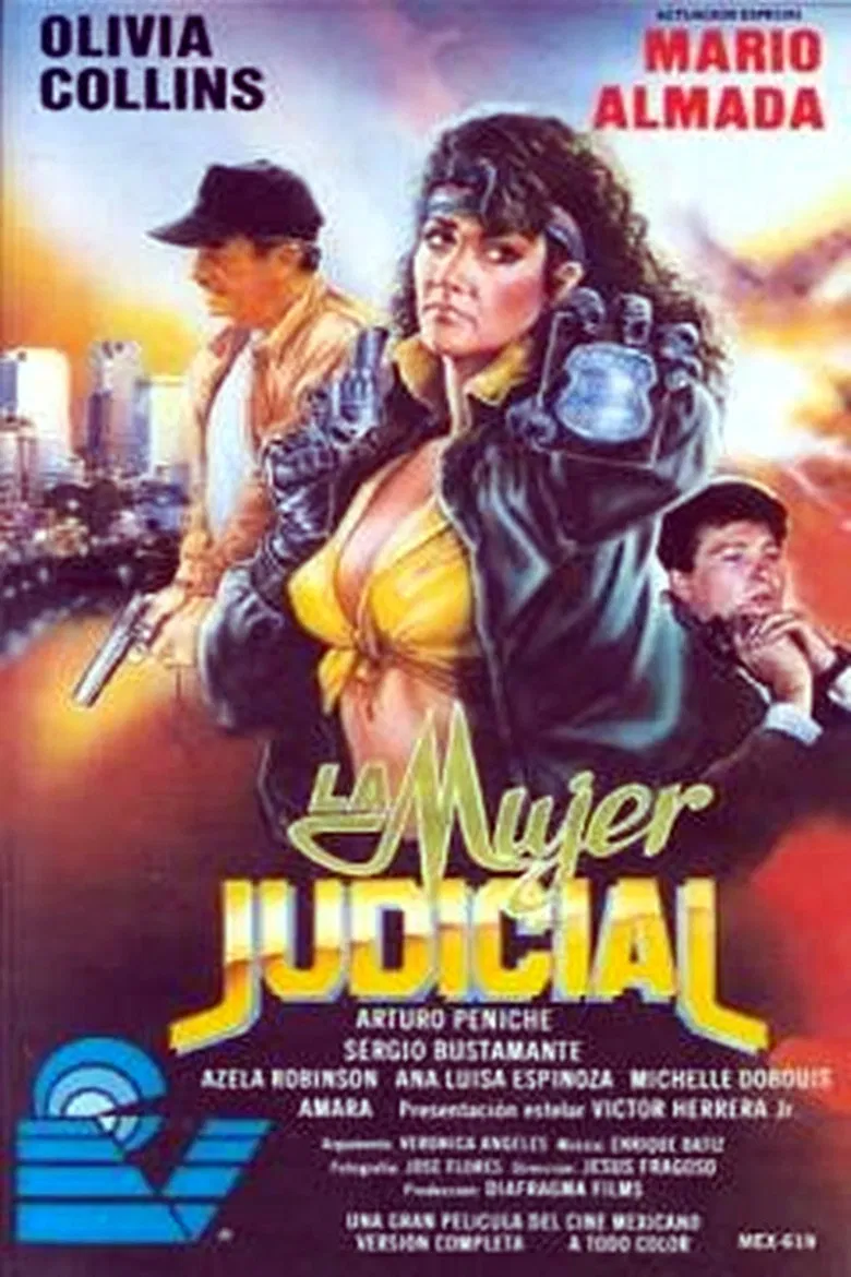 La mujer judicial poster background