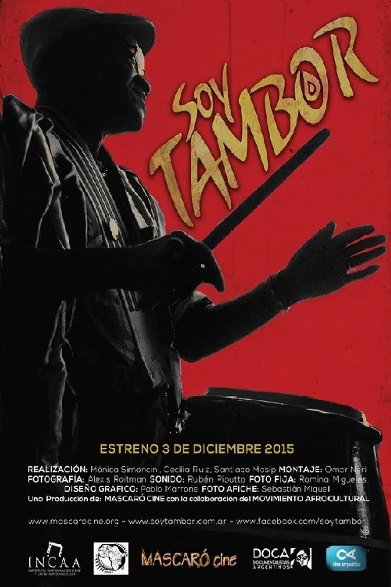 Soy tambor poster background