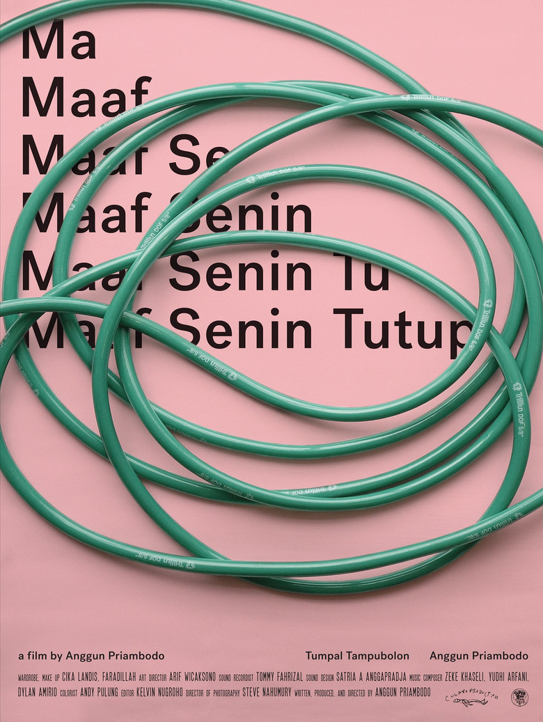 Sorry, Closed on Mondays poster background