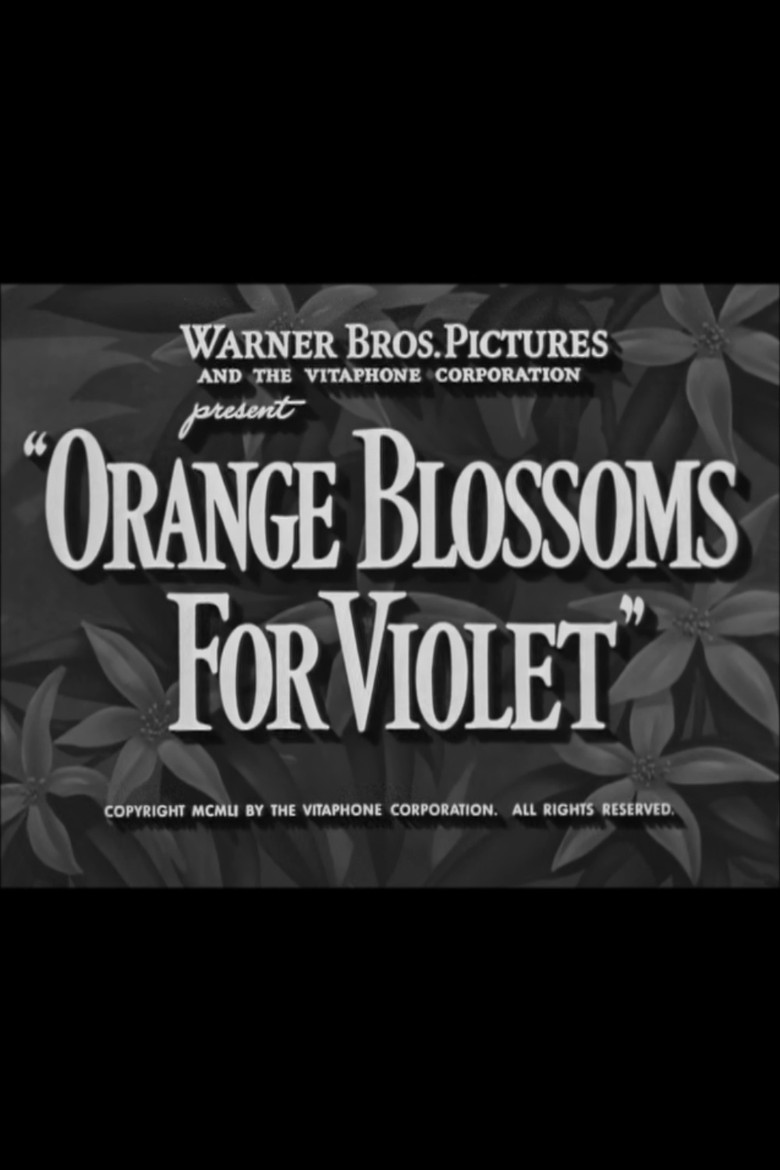 Orange Blossoms for Violet poster background