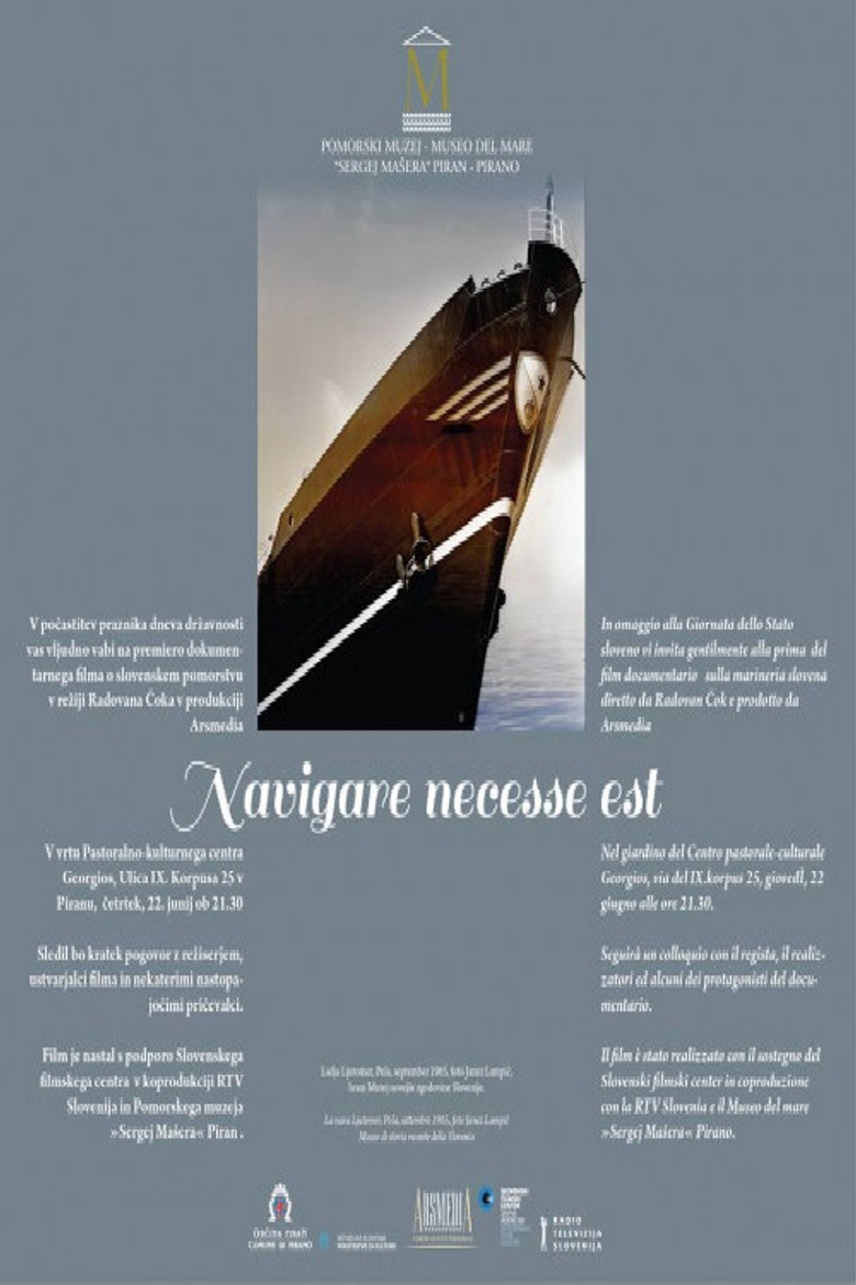 Navigare Necesse Est poster background