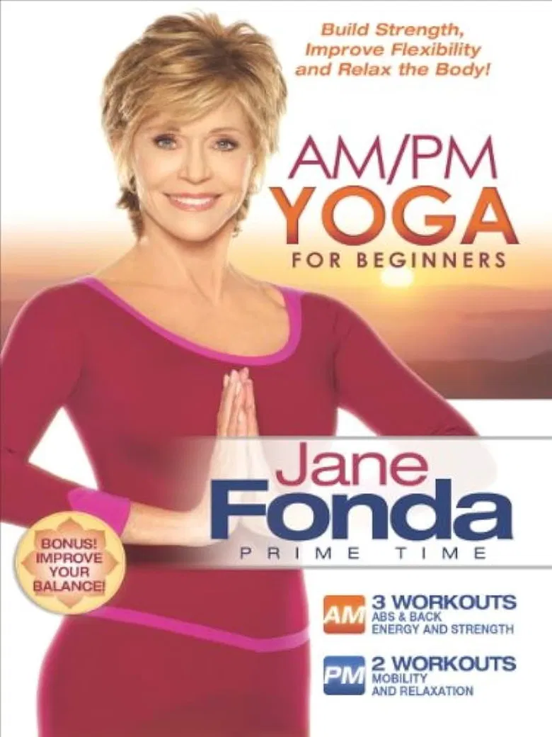 Jane Fonda's AM/PM Yoga For Beginners poster background