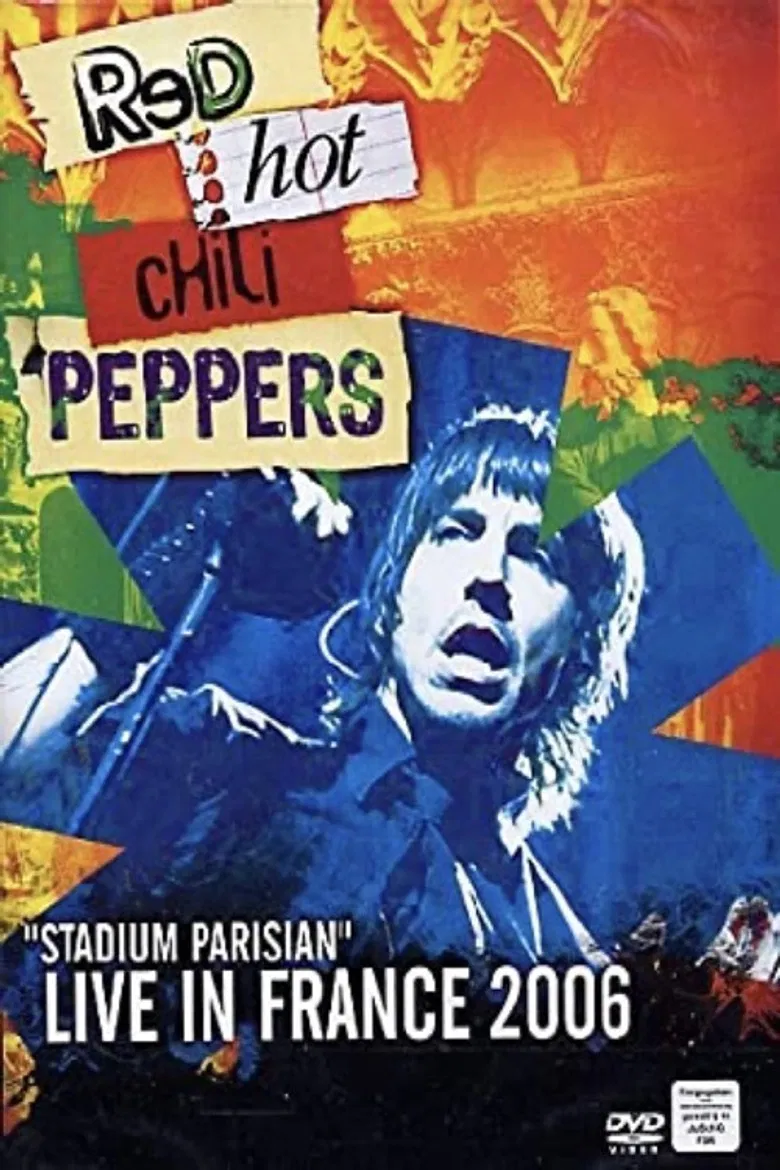 Red Hot Chili Peppers "Stadium Parisian" 2006 poster background