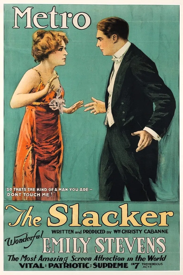 The Slacker poster background