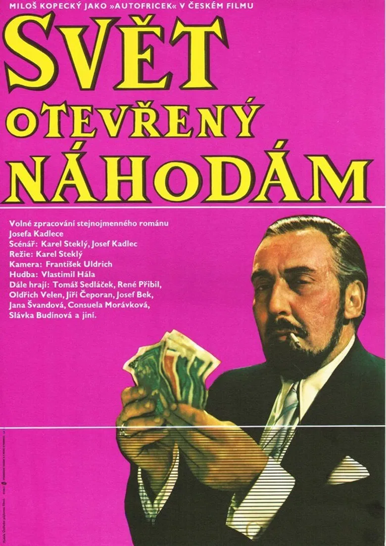 Svět otevřený náhodám poster background